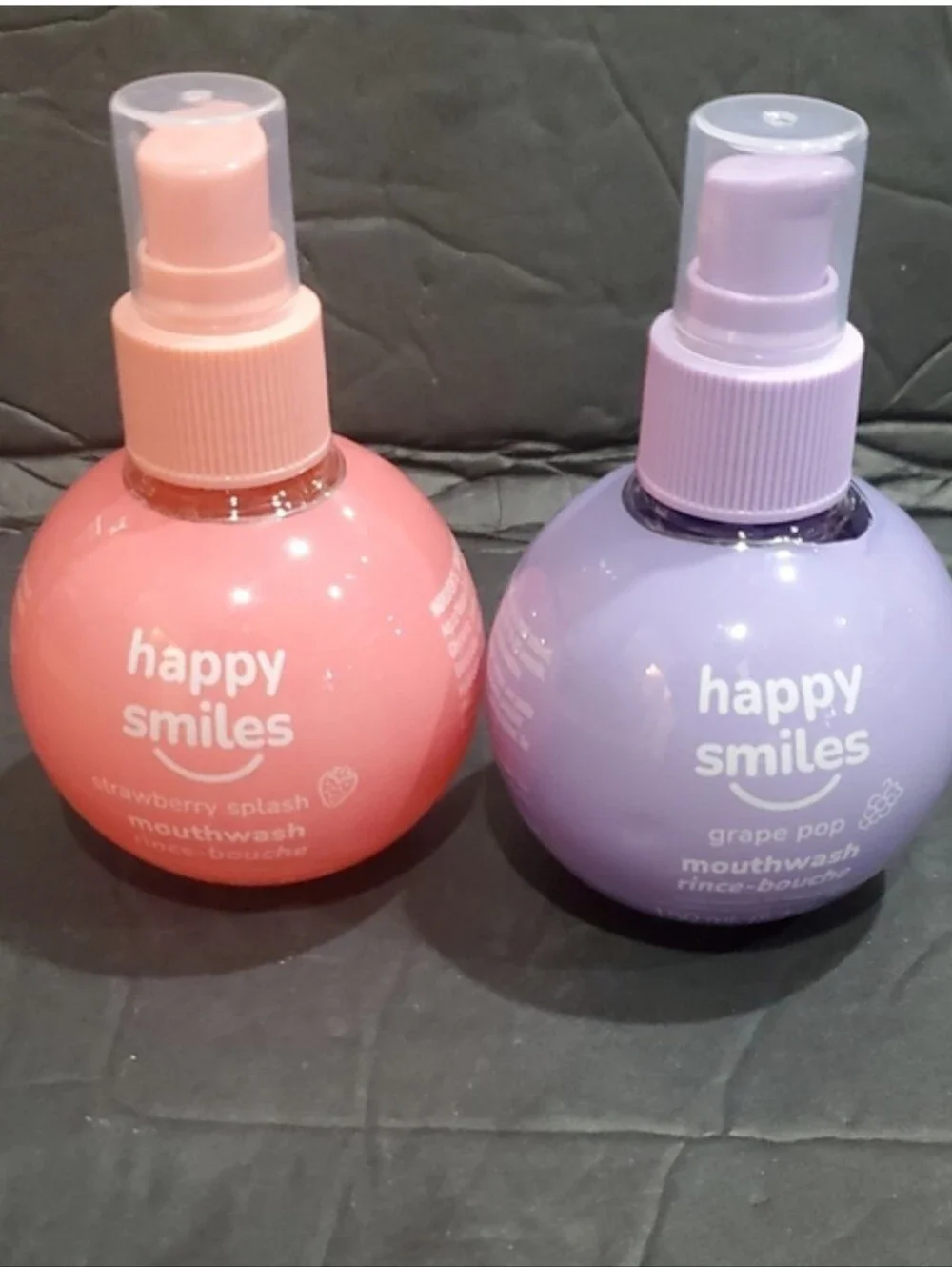 2pack Happy Smiles Grape pop and Strawberry splash mouth spray brand new